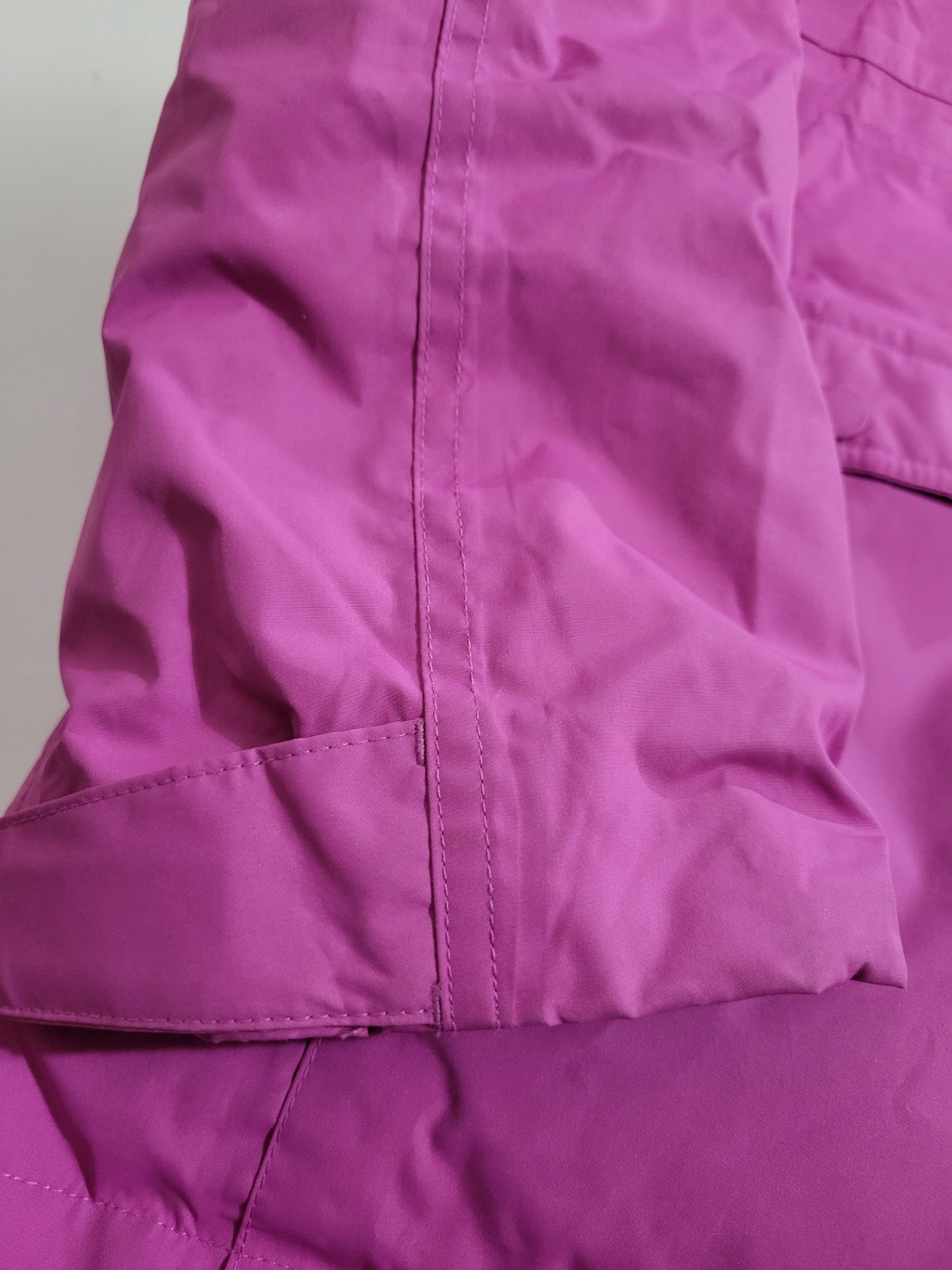 Lands End Expedition Parka Girls XXL Pink Faux Fur Trim Insulated Pockets Hooded