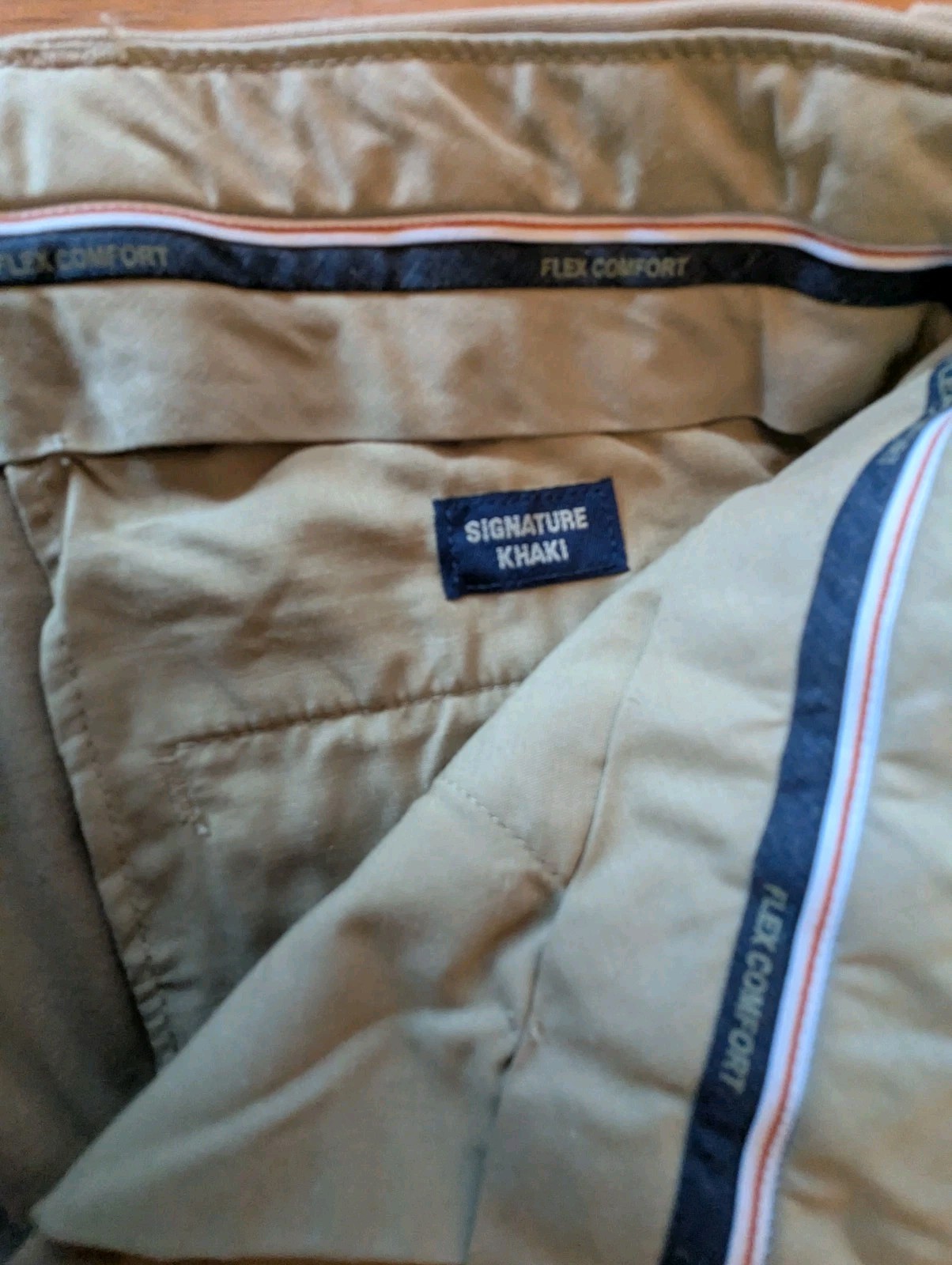 Dockers Mens Straight Fit Signature Lux Cotton Stretch Khaki Pant Khaki 32X30