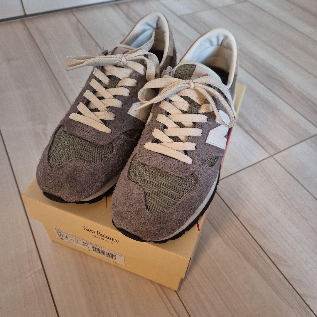 Balance M990TA1 990v1 Men US9.0 Sneakers, Support Insoles, Box & Laces