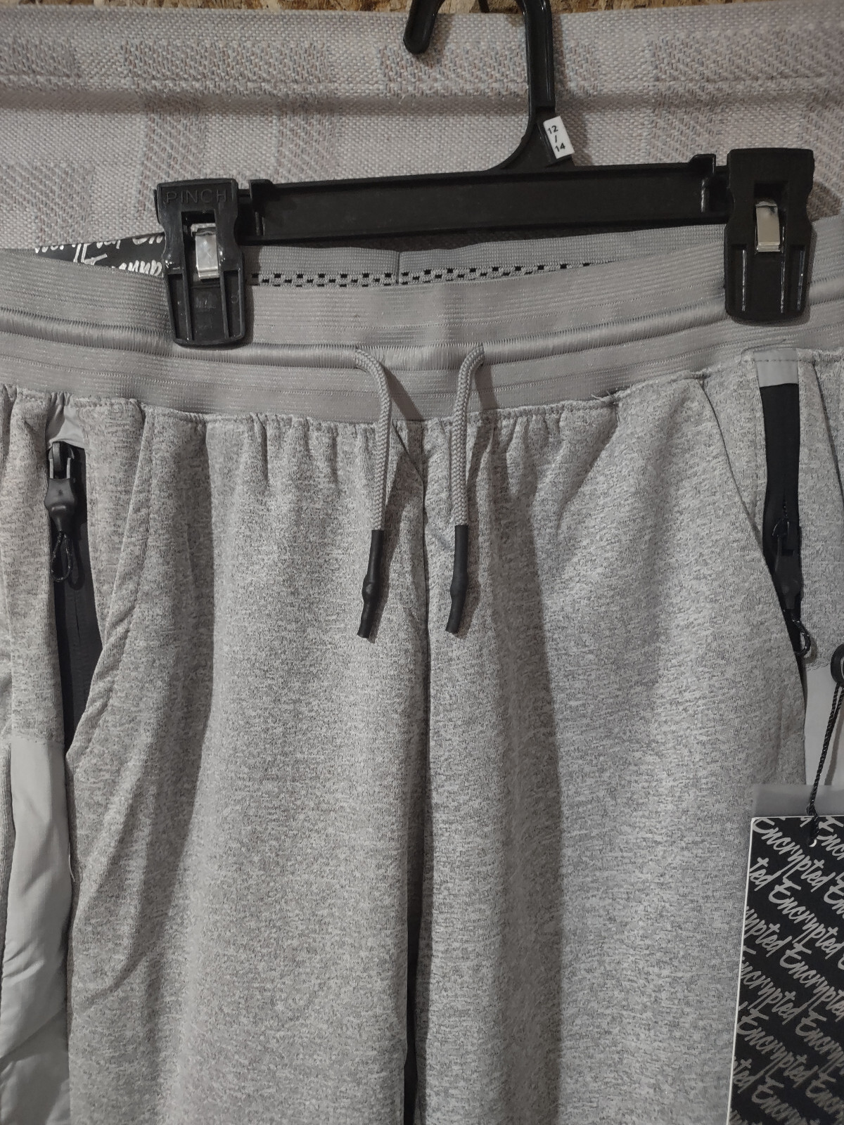 Encrypted NYC Heather Grey Joggers youth teen MSRP $38.00