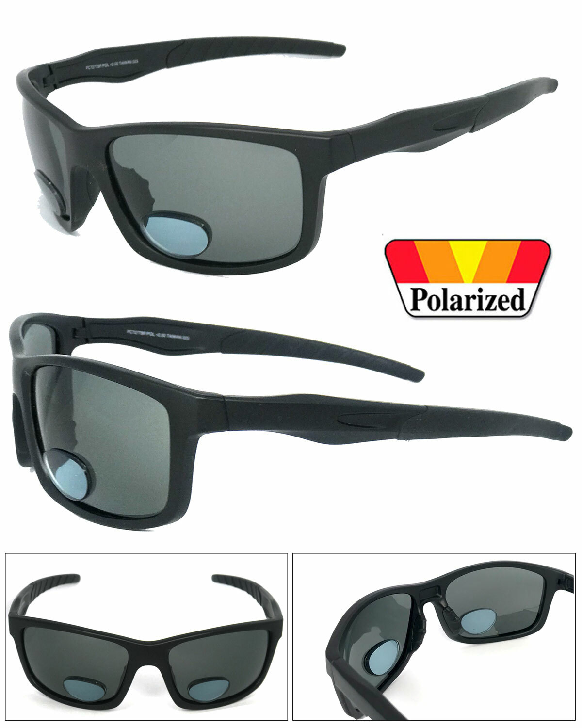 POLARIZED BIFOCAL READING SUN GLASSES BF216 UV400 +1.50, +2.00, +2.50, +3.00