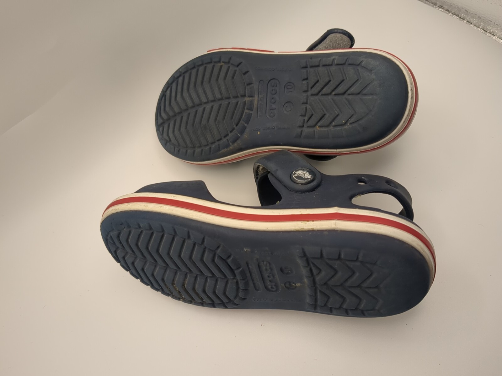 Kids Croc Bayaband Sandals Navy/ Pepper | Size C 10