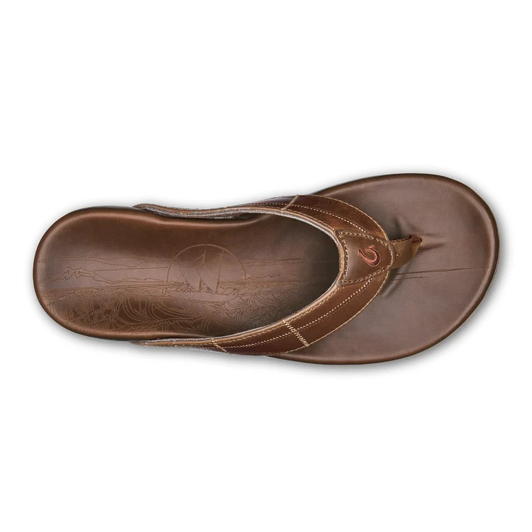 *NWT*Olukai Men’s Size 11 Hokule’a Kia Flip Flop Beach Outdoor Sandals -Tan $140