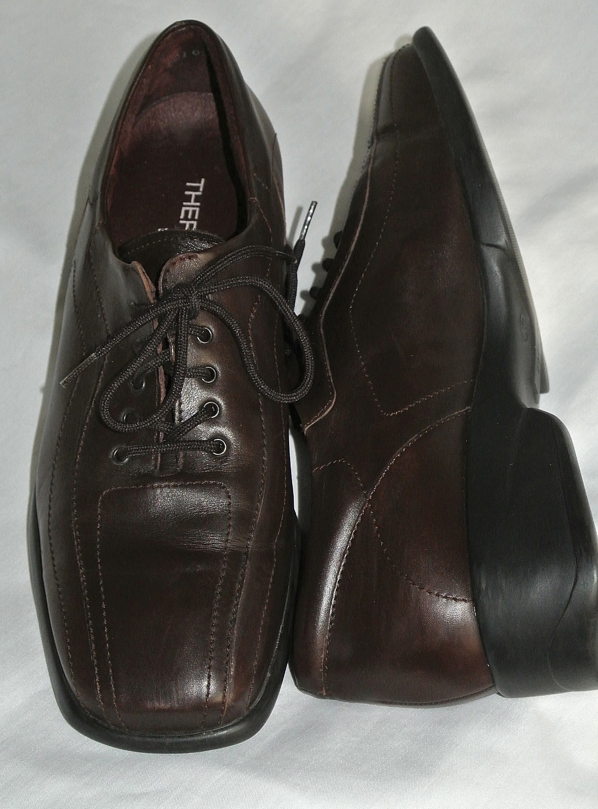 Theresia M Brown Leather Heike TPS Comfort Lace Up Shoe Oxford-6.5-7 US-4.5 EU