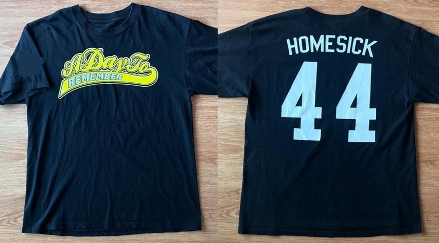 A day to remember home sick unisex classic double sided tee QT1083