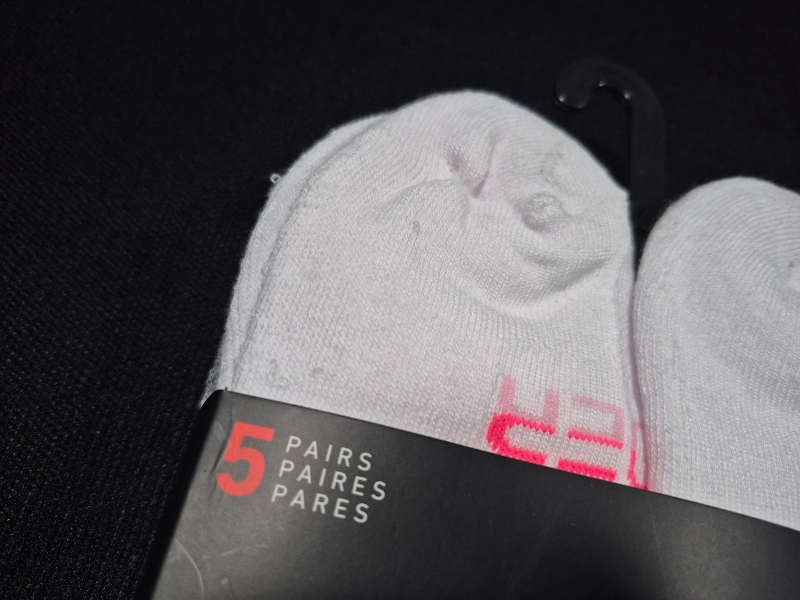 Spyder Low Cut Socks Women SZ 4-10 White 5 Pairs Sports Logo Half Cushioned