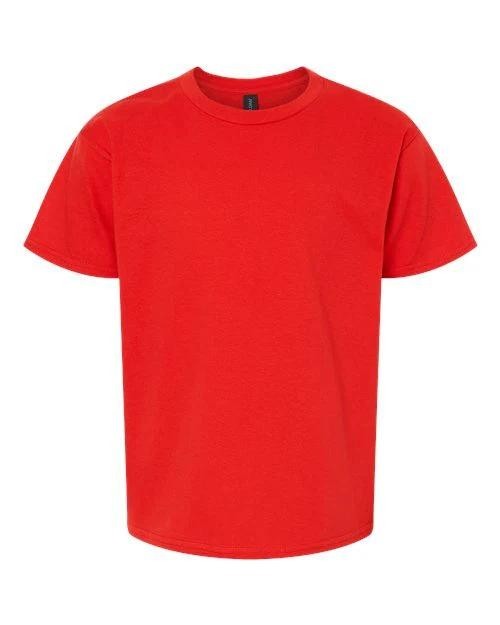 Gildan Adult T-Shirt Red Cotton Crew Neck T-Shirt For HTV, New Size 2XL