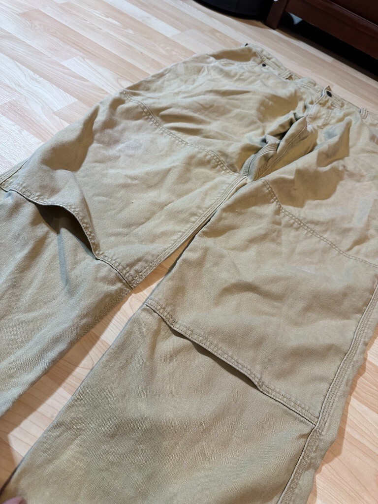 Patagonia All Seasons Hemp Canvas Double Knee Mens Pants Rattan Tan 55780 40×30