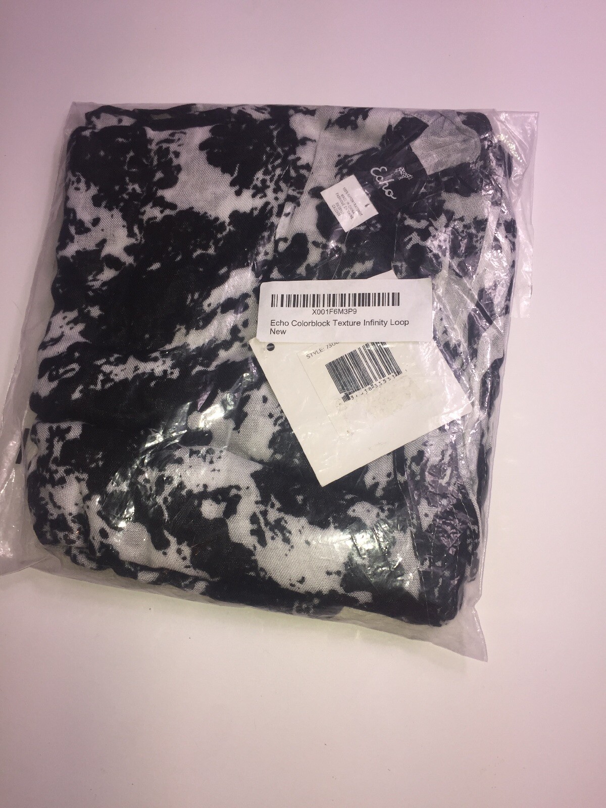 Echo Texture Infinity Loop Scarf, Retail $38.00