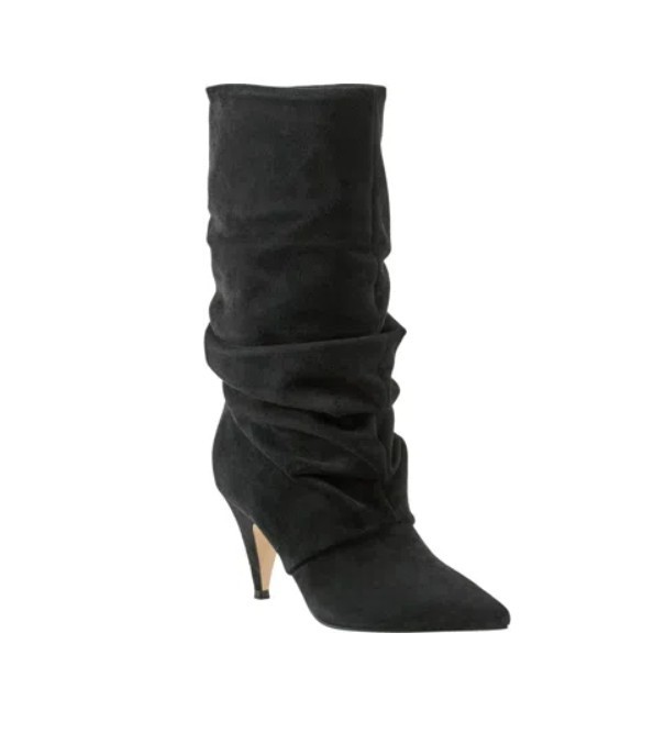 Marc Fisher Paityn Retro Slouchy Suede Mid Boots US Size 9.5