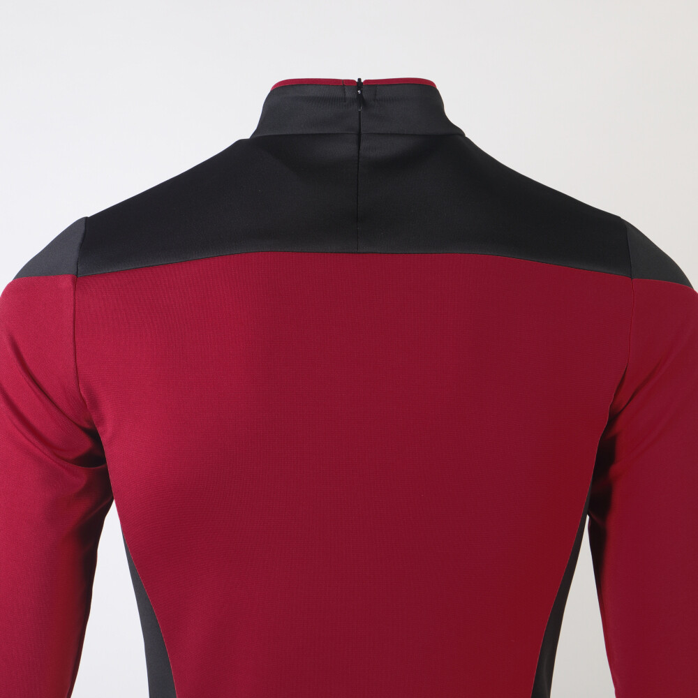 For The Next Generation Picard Red Uniforms TNG Riker Data Gold Blue Top Costume