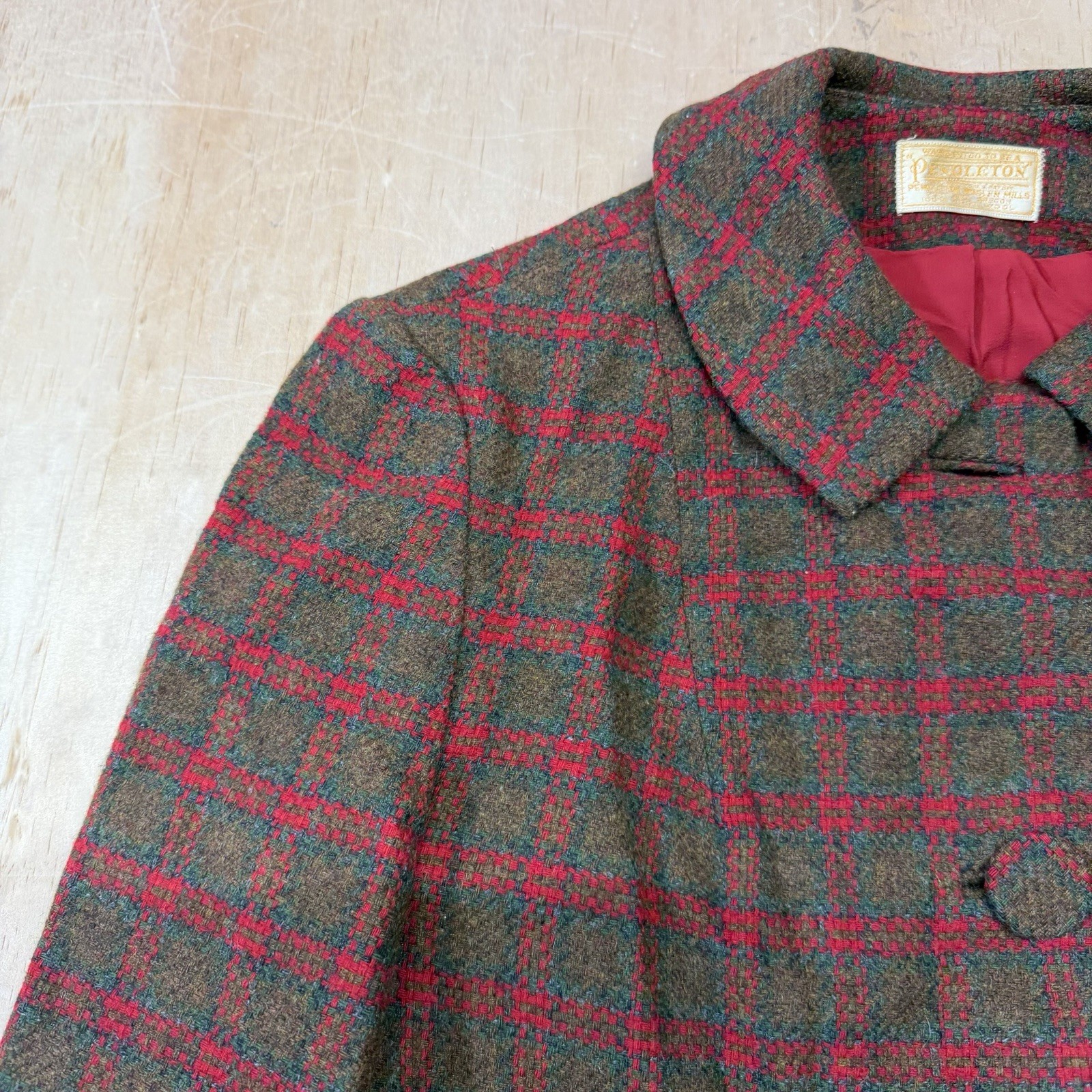 Vintage Pendleton Wool 50’s Cropped Jacket – Mint