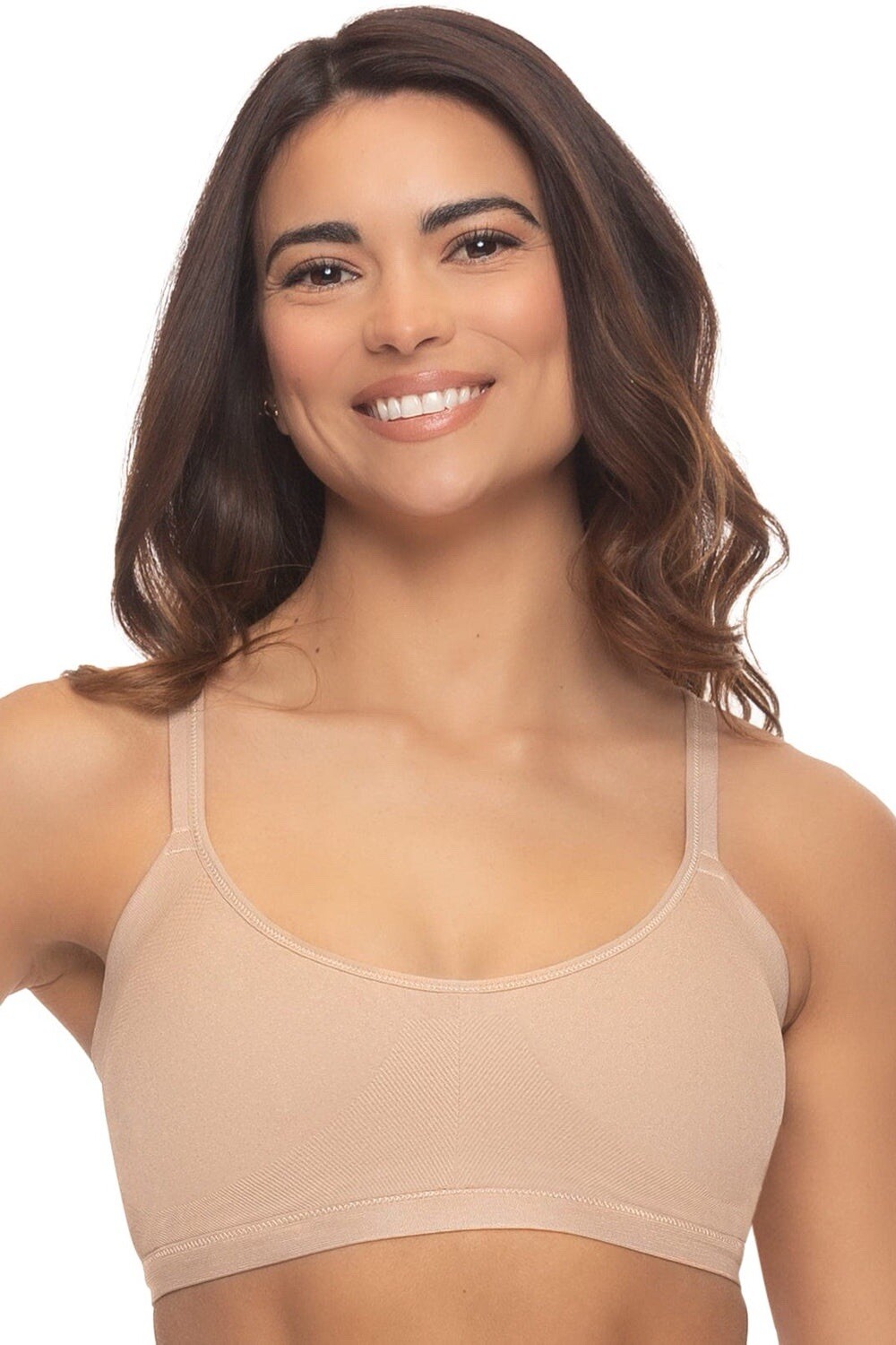 Felina 2pk Multicolor Side Smoothing Seamless Wire-Free Bra. Sz M. NIB!