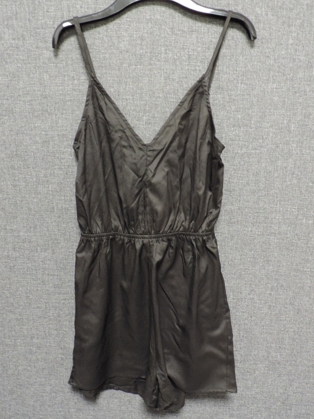 Hearts & Bows Zanzi Camisole Playsuit Black UK 10 RRP £23 LN121 MM 09
