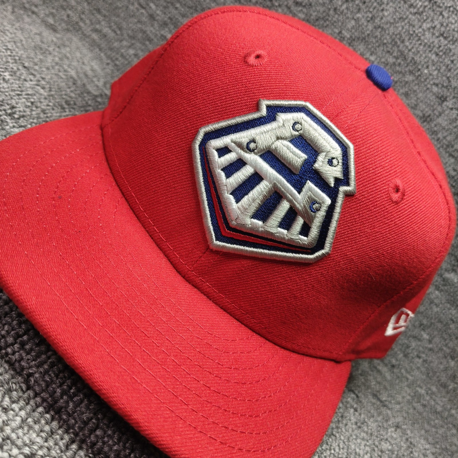 New Era Albuquerque Isotopes 59FIFTY Fitted Red 7 1 4 Hat