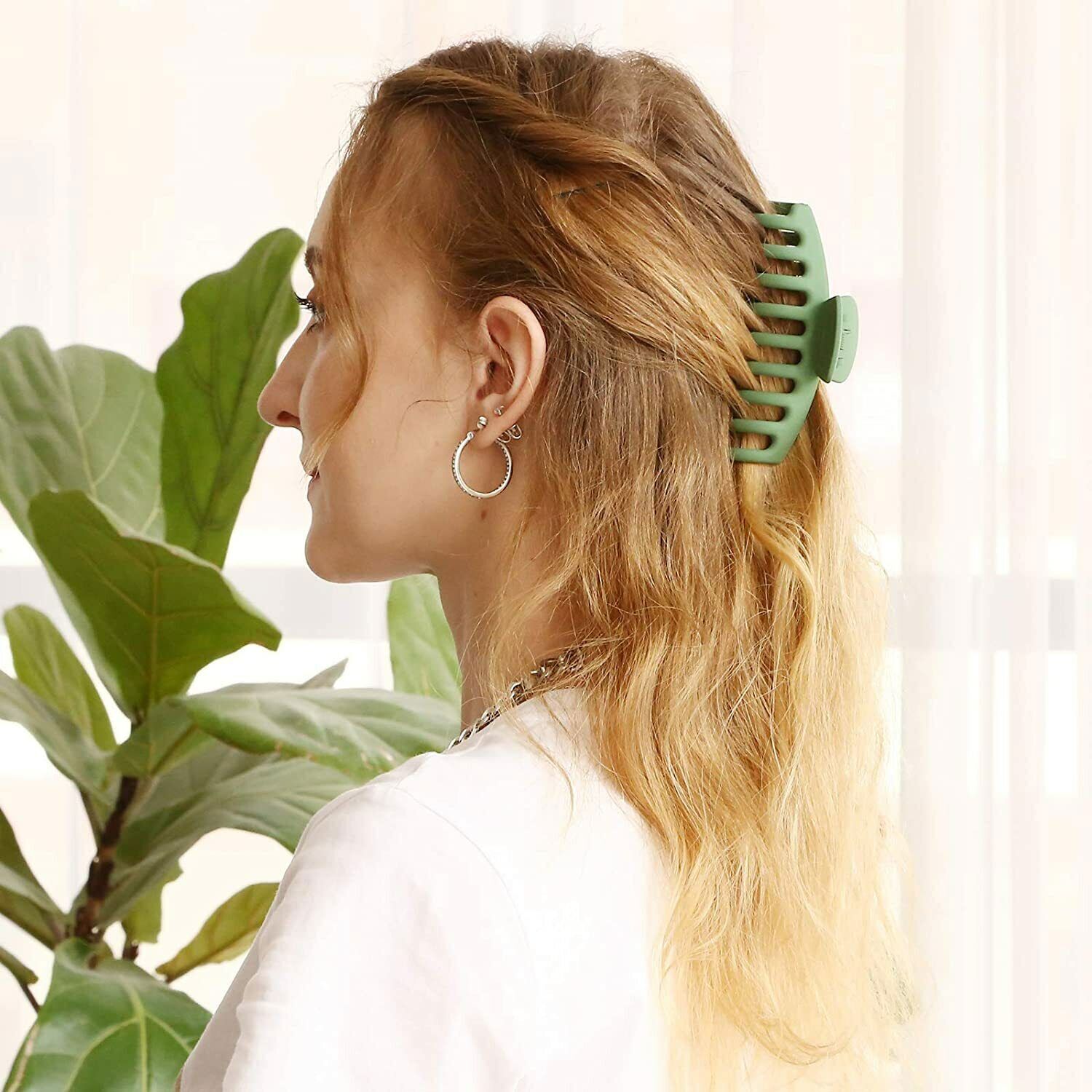 Large Hair Claw Clips Strong Hold Matte Hair Claw Clips for Thick Hair