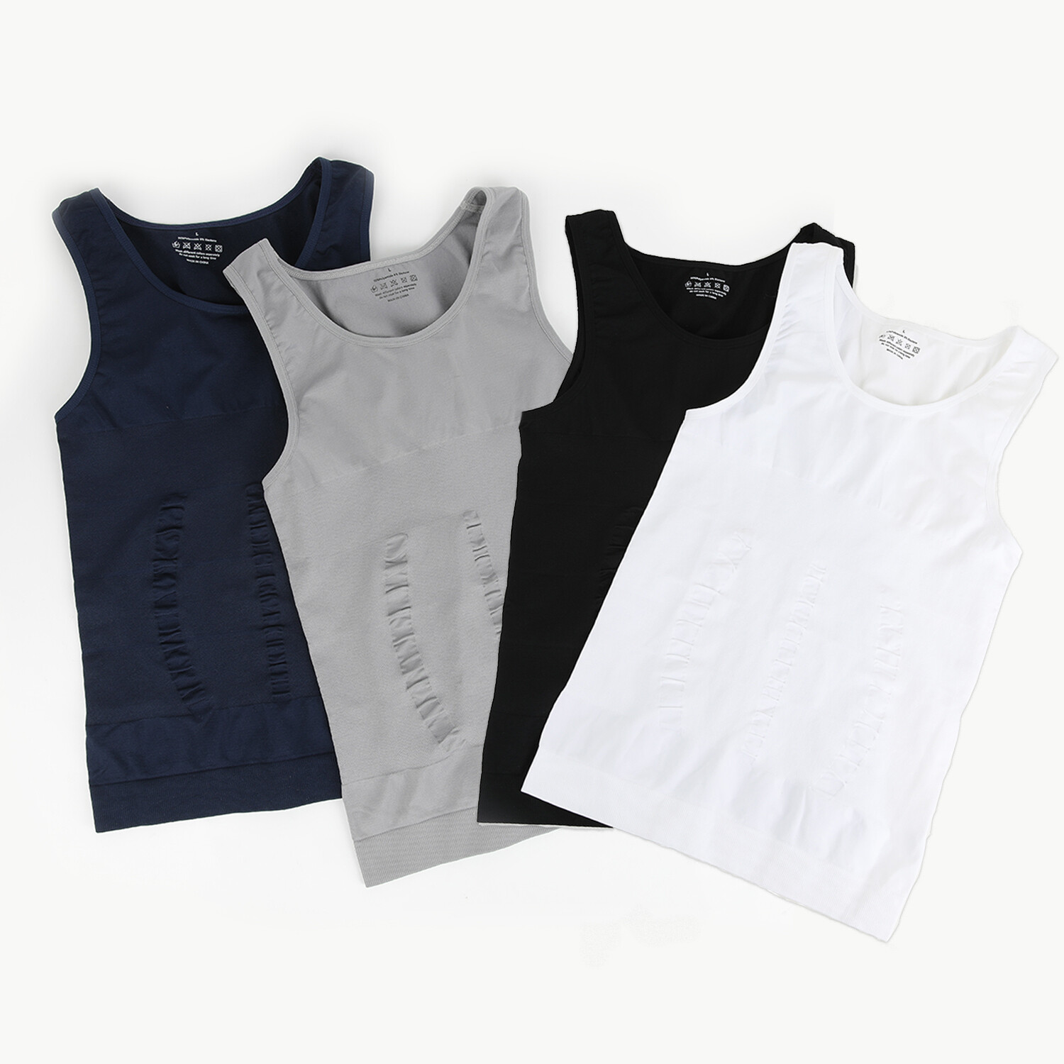 2/1PCS Mens Body Shaper Slimming Tummy Vest Compression Shirt Tank Top Shapewear