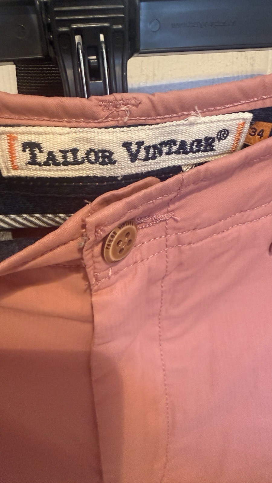 Tailor Vintage Luxe Performance Greenwich Slim Fit Chino Shorts Pink 9″ Inseam