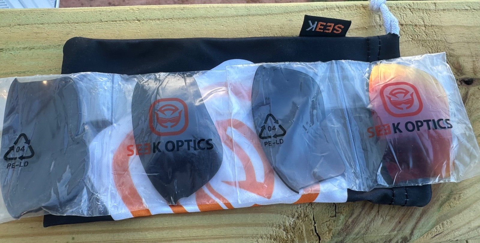 oakley sunglasses, hard case, 2 extra pair of lenses and soft case