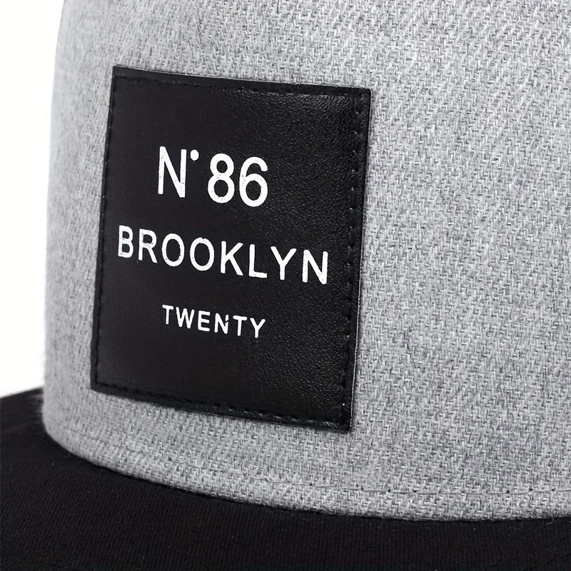 Brooklyn NYC Snapback Hat–Flat Brim Streetwear New York NY Cotton Baseball Cap