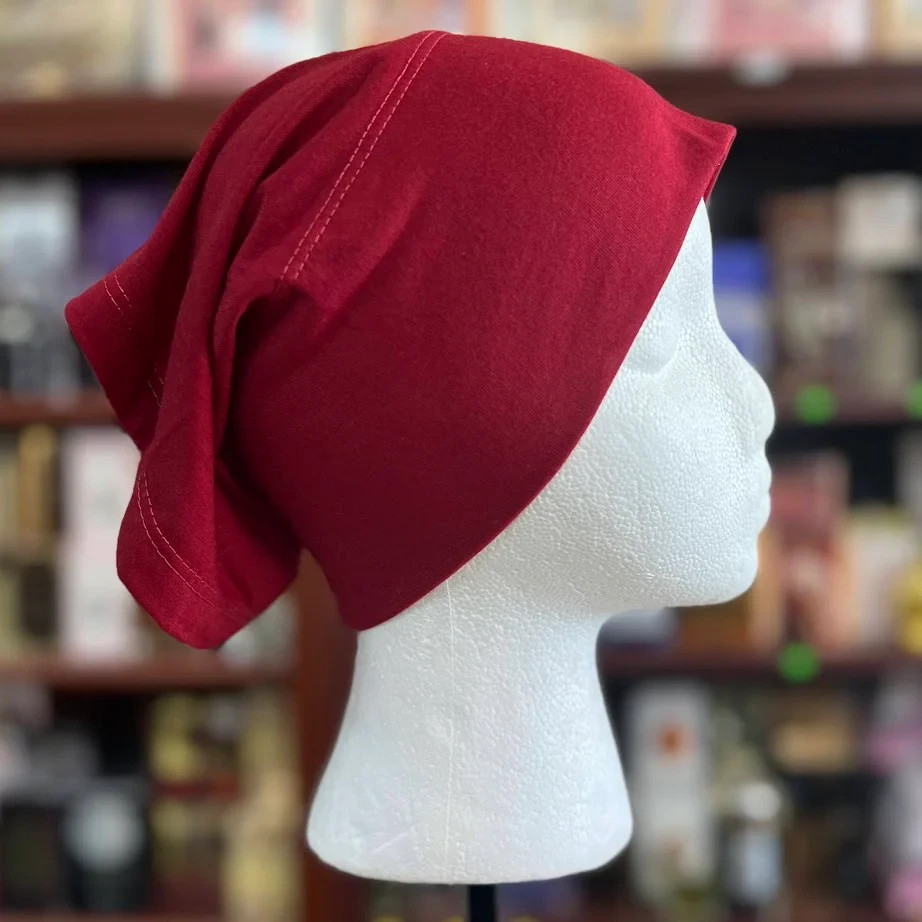 Cotton Hijab Undercap Stretch Cap Solid Color Breathable Inner Scarf 30+ Colors