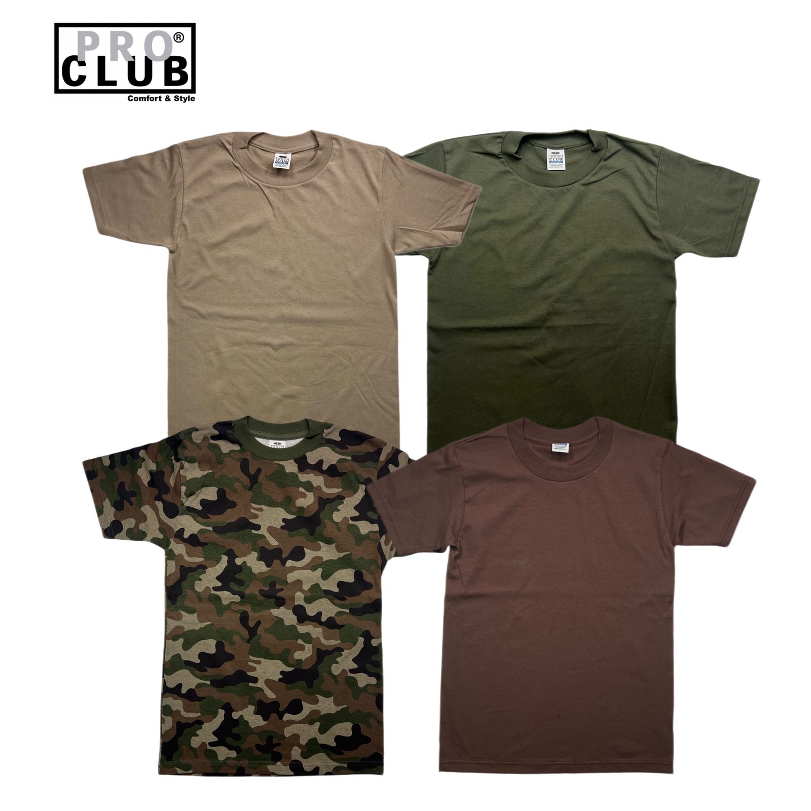 Pro Club Men’s Comfort Cotton Short Sleeve T-Shirt (MORE COLORS)