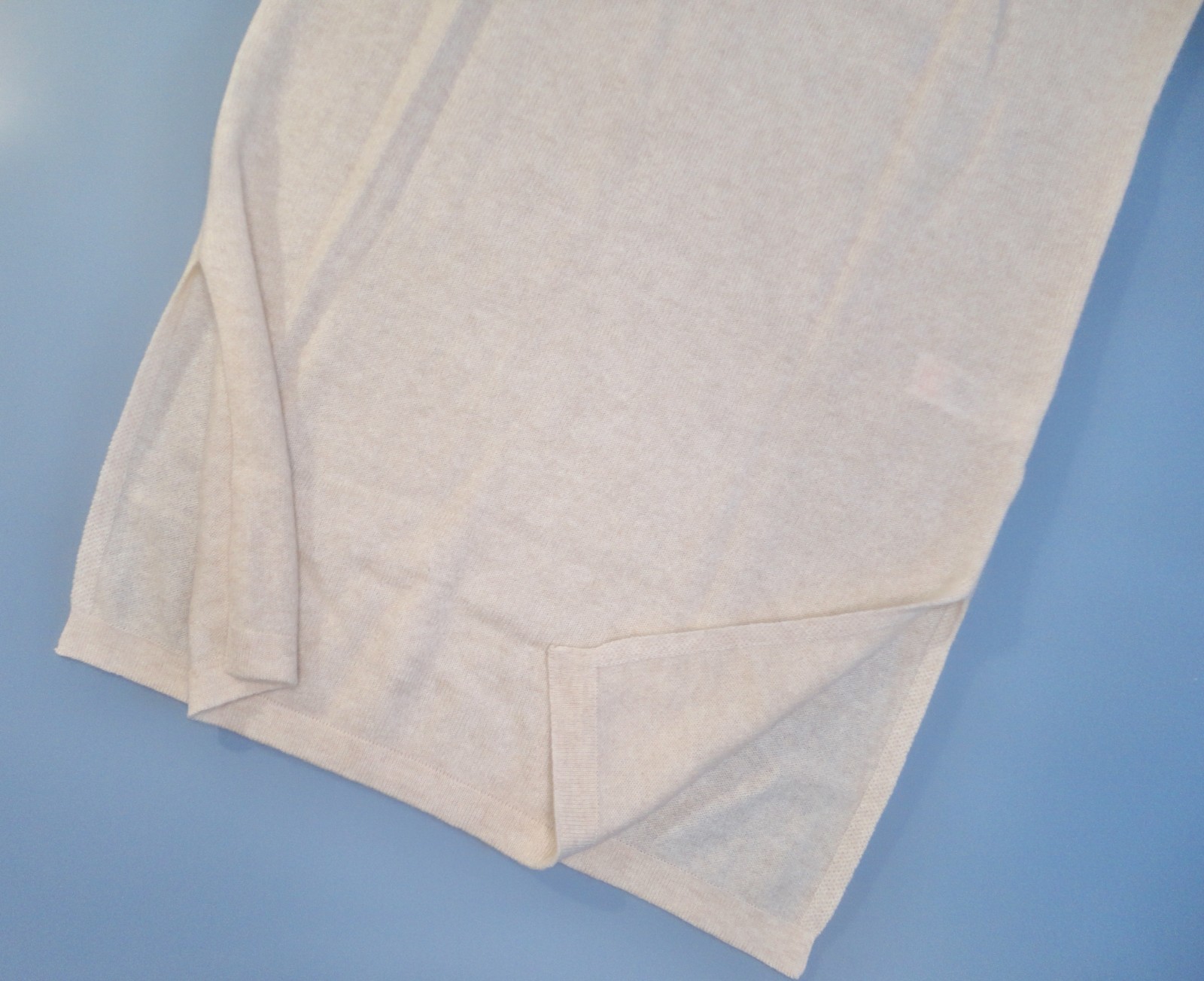 New CRUSH. 100% Soft & Warm Cashmere Winter Long Dress – Beige/Cream – S – £475