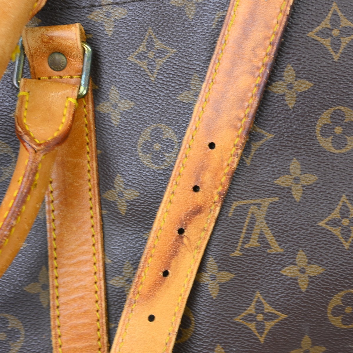 Best05 LOUIS VUITTON KEEPALL BANDOULIERE 60 DUFFLE M41412 VI8910 YQ01384