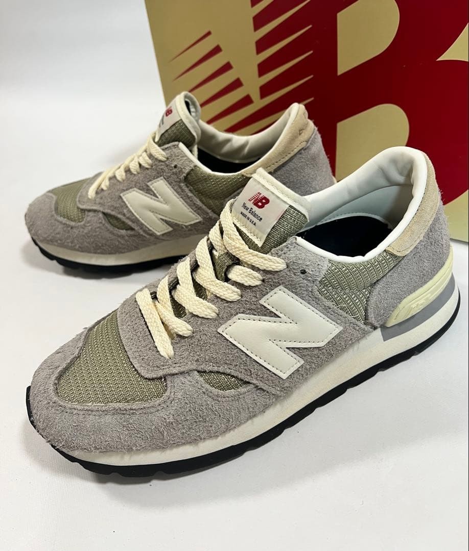 New Balance M990TA1 Gray Men’s Sneakers US8.0 Near Mint with Box