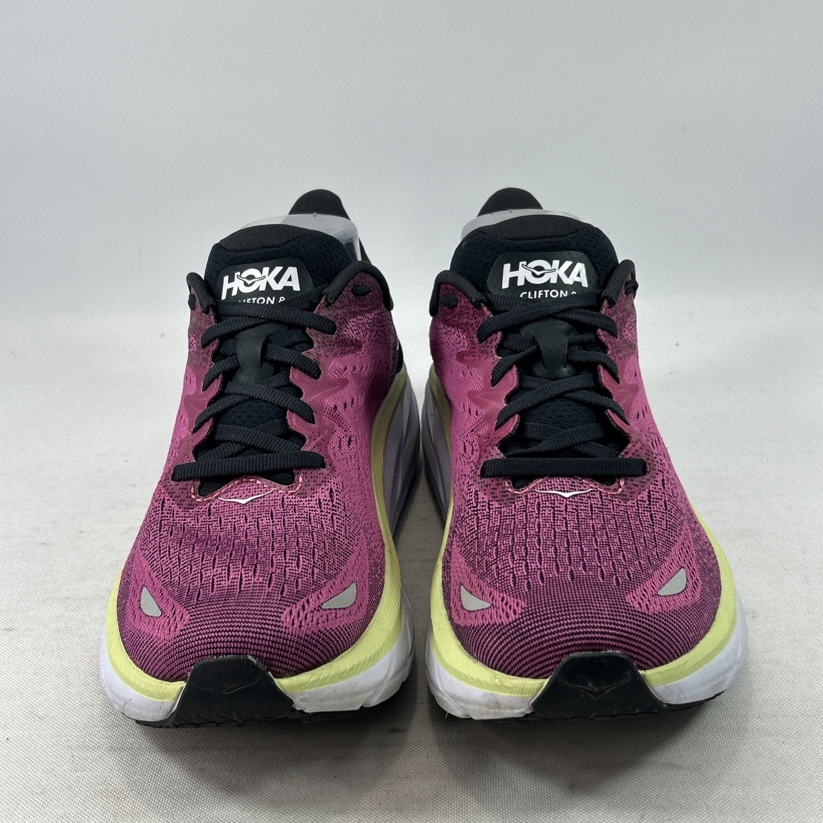 Hoka One One Clifton 8 Running Shoes Women’s Size 8.5B Ibis Rose Pink Sneakers