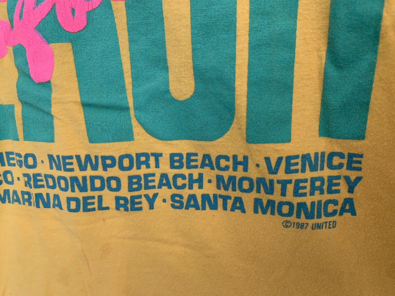 XL Vintage BYC California Beach T-shirt 80s 90s SoCal Surf Retro Hipster Unisex