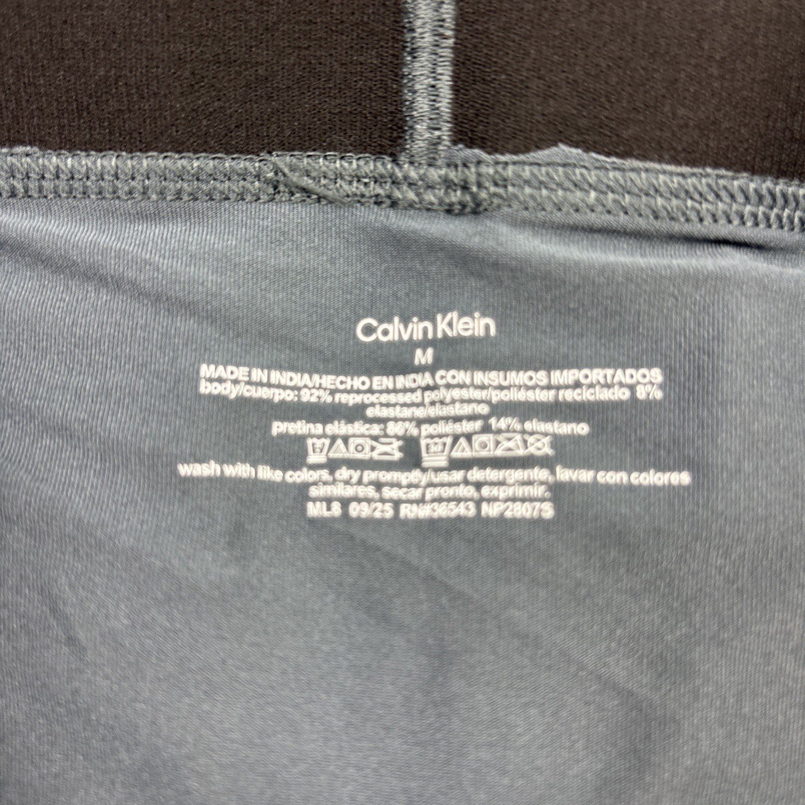 Calvin Klein Men’s 3-Pack Boxer Briefs Moisture-Wicking Stretch Black Medium