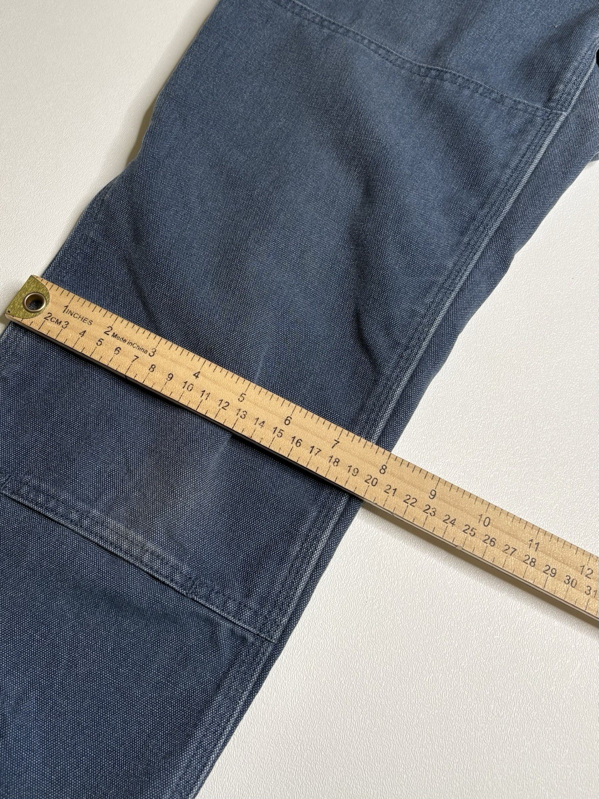 Patagonia All Seasons Double Knee Carpenter Hemp Blend Pants Womens 4 Blue