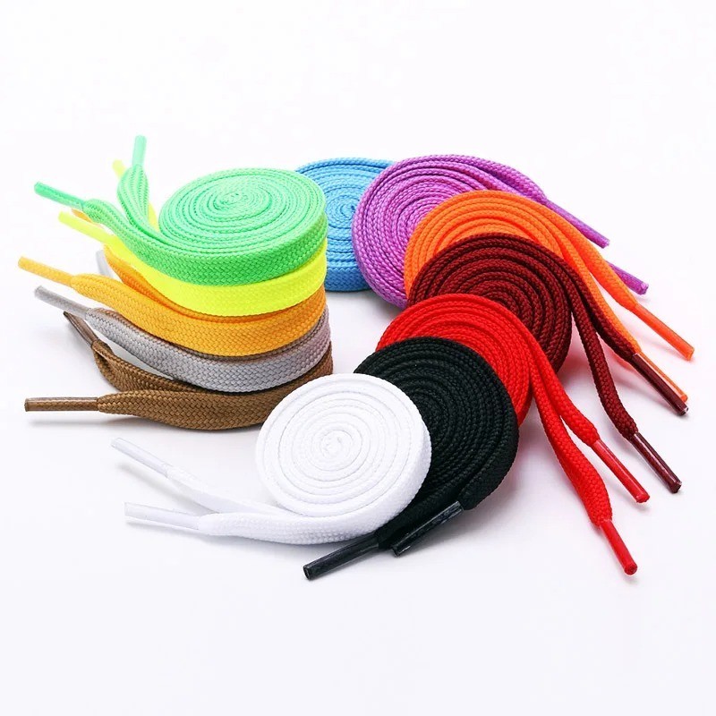Fat Shoelaces Thick Flat 3/4″ Wide Shoelaces Solid Color for All Shoe Types