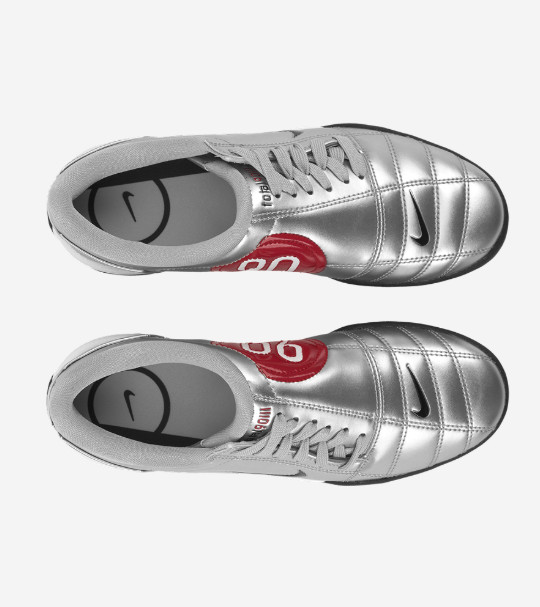 Nike Total 90 (W)Metallic Silver University Red 4.8 Shoes IM7595-001