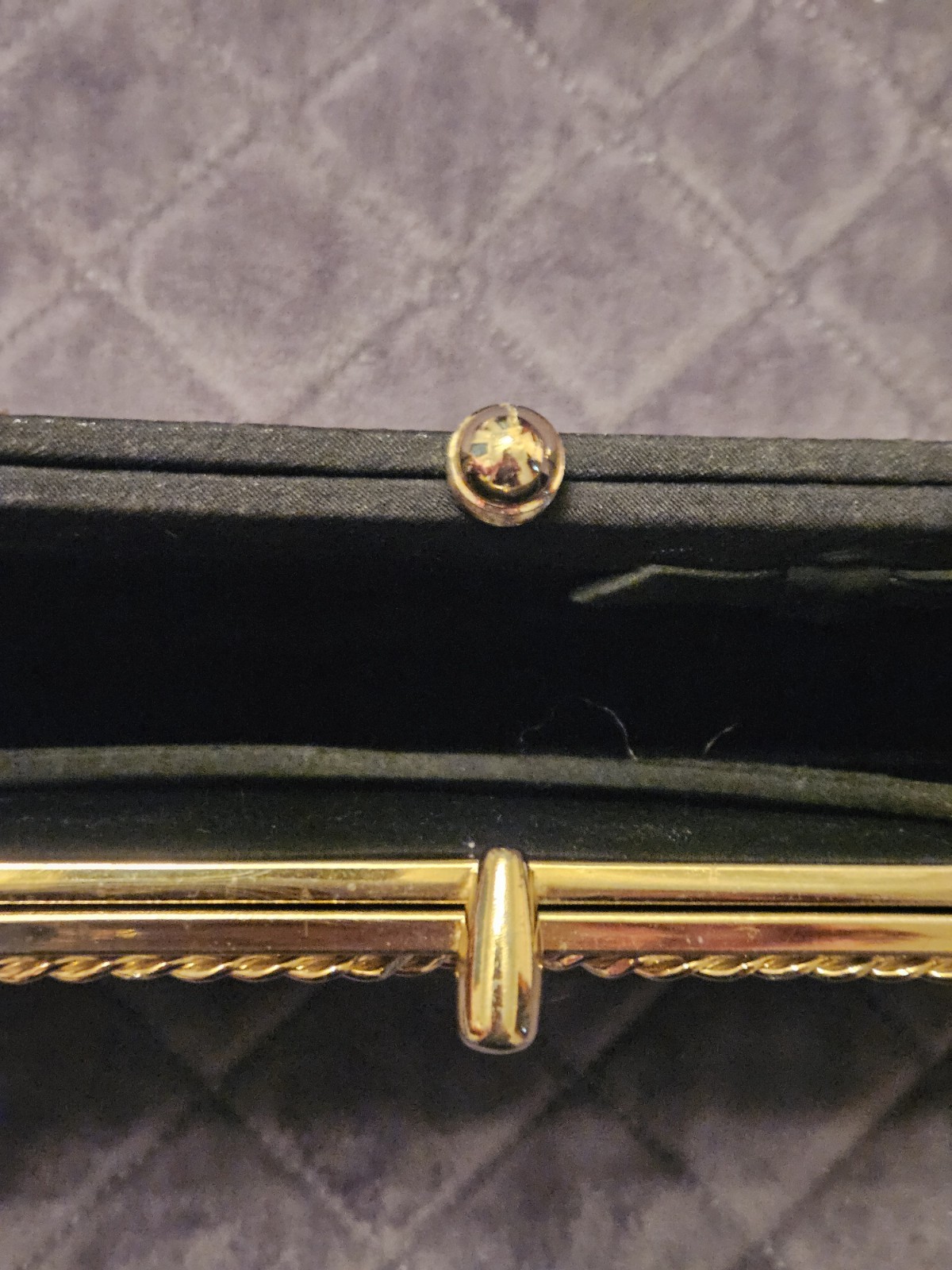 Vintage Black Evening Purses Set of 2 (Buyer takes both)