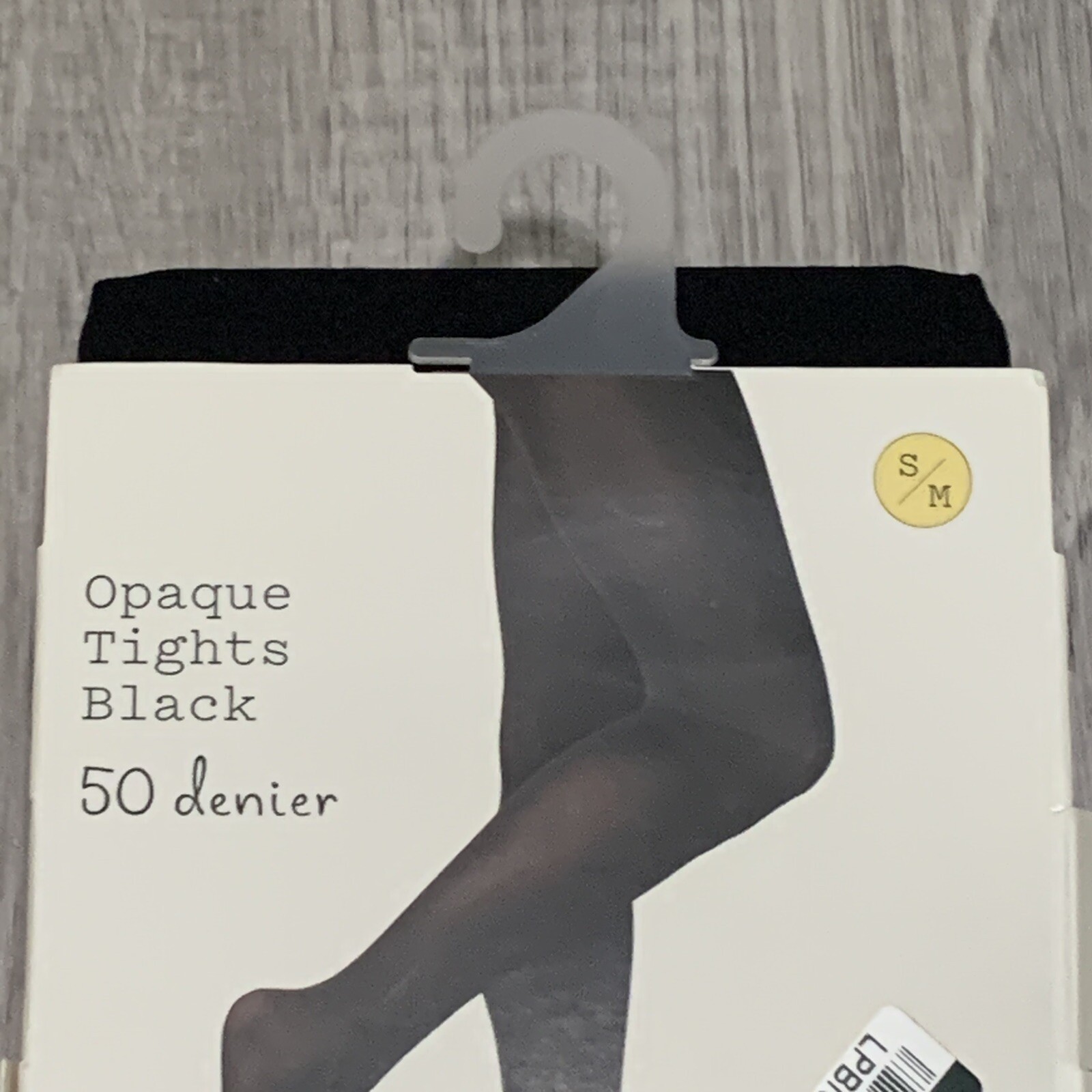 A New Day Tights sz S/M Black Opaque 50 Denier Two Pairs Career Casual NEW