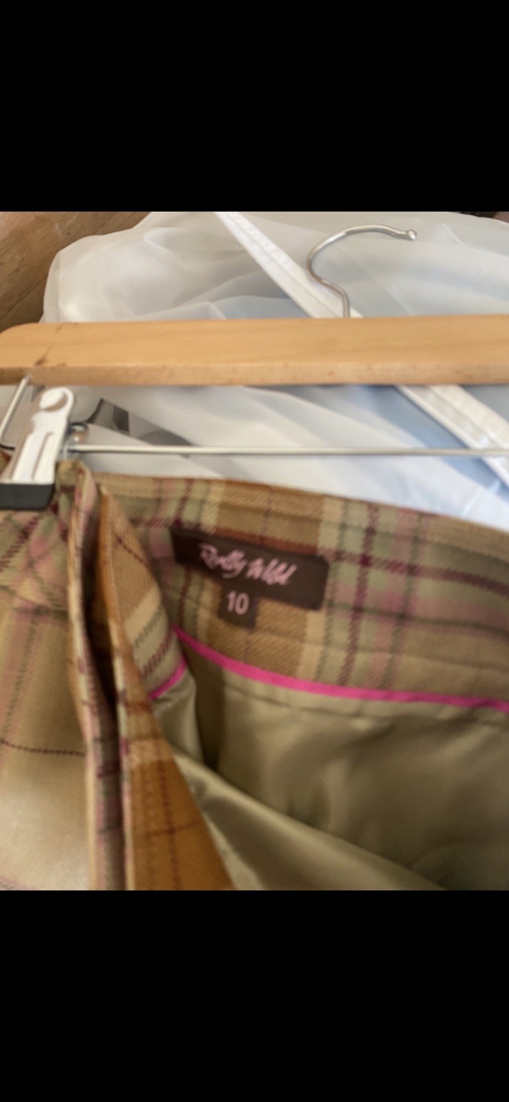 Really Wild Ladies Kilt Skirt With Buckles Wool Tweed worn once