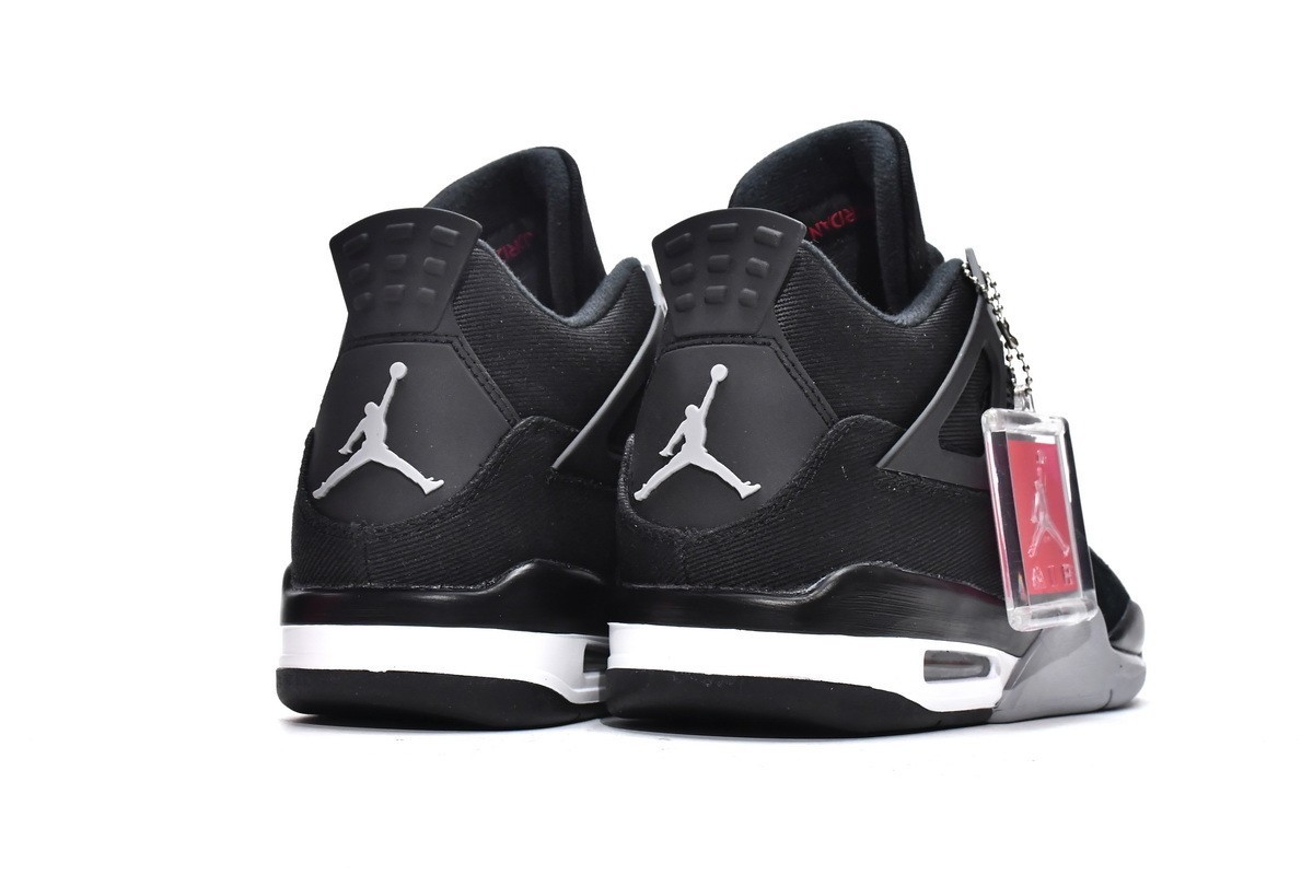 Jordan 4 SE “Black Canvas” Men’s Mid Top Retro Basketball Shoes