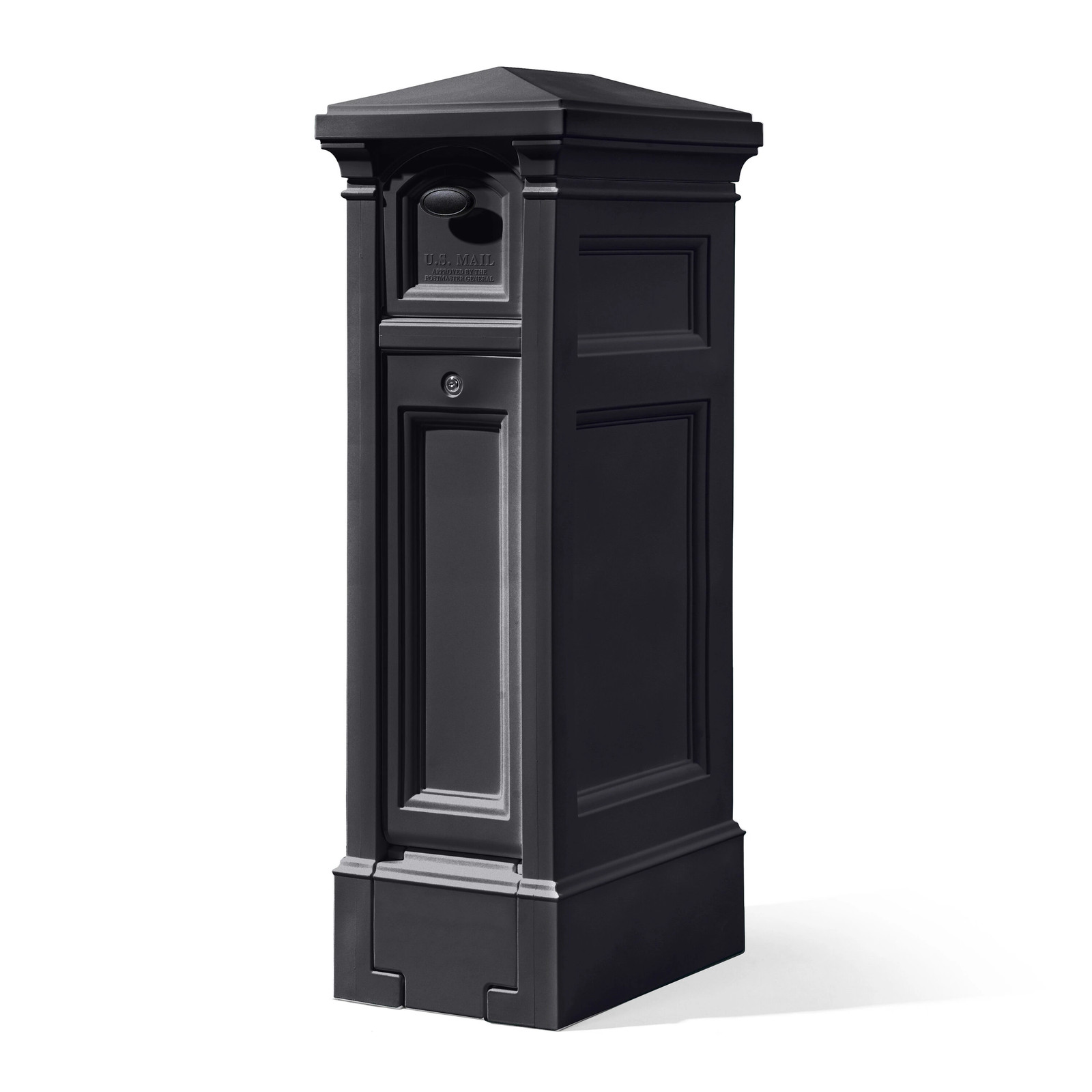 Step2 Lakewood Locking Plastic Extra Large Mailbox Black|15639