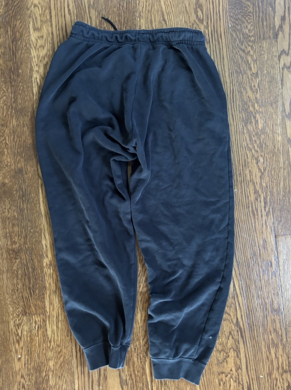 Nike Club Fleece Black Joggers Sweatpants Mens Size Medium Cuffed Drawstring M
