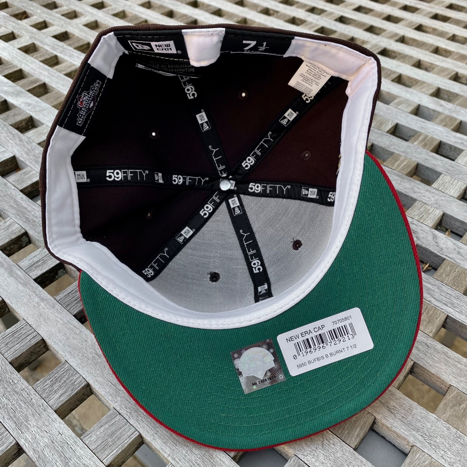 Buffalo Bisons Alt Logo Sliding Patch New Era 59FIFTY 2 Tone Topperz Hat 7 1/2