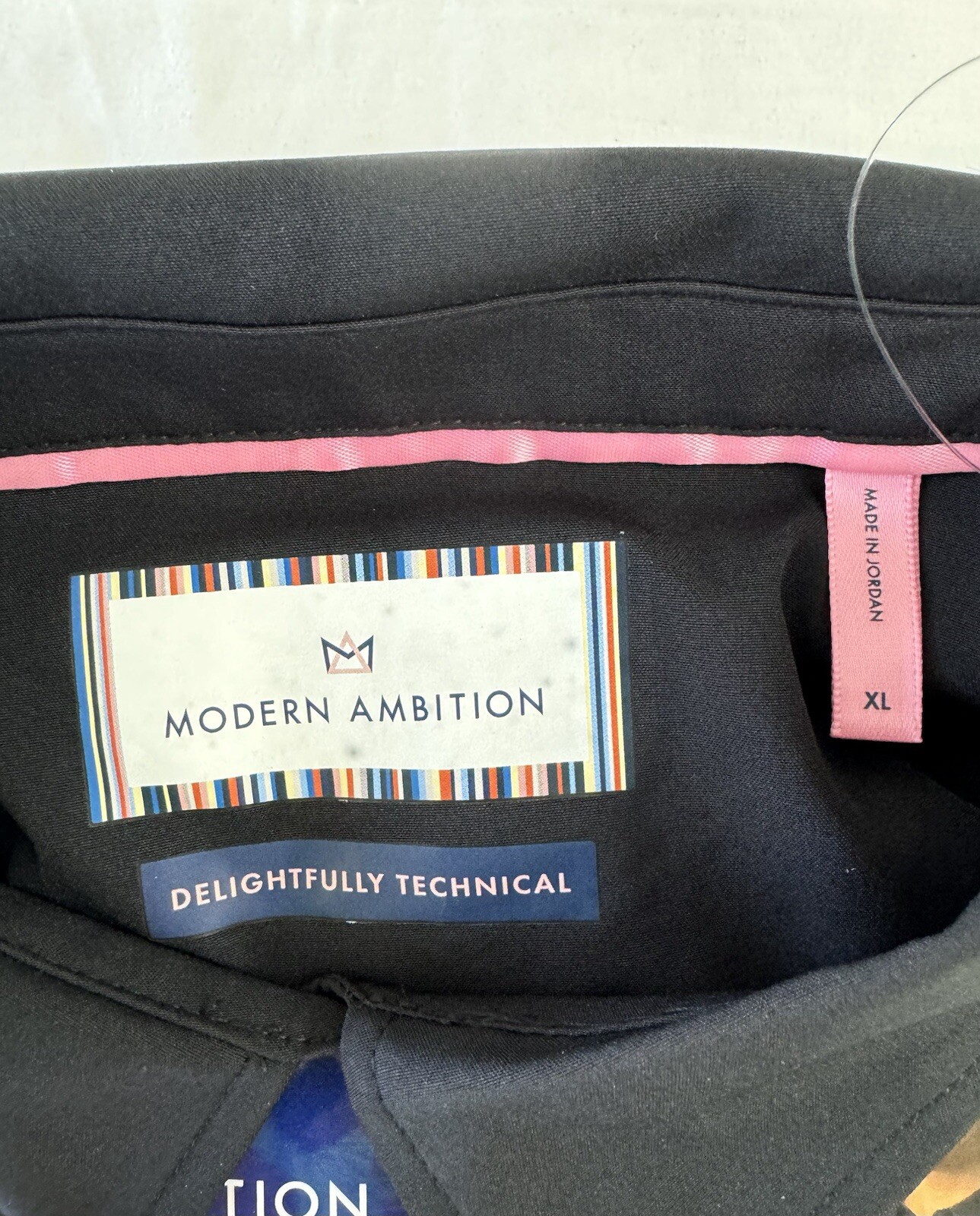 Modern Ambition Women’s Travel Shirt Black Size XL Polyester/Spandex Relaxed