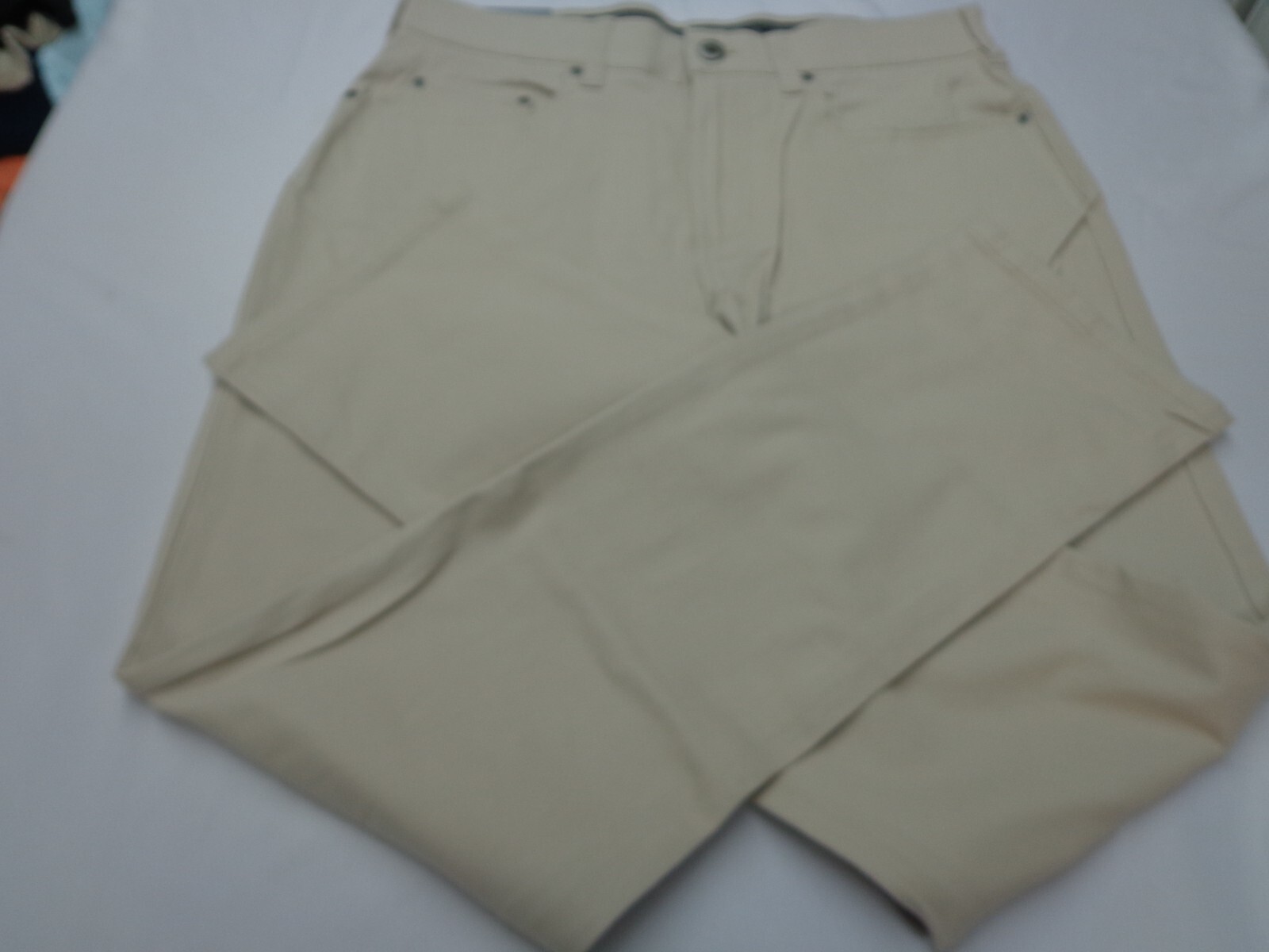Iron Co. Men’s Classic Stretch Comfort Patriot Pants ‘Dune’ Cream Color 32 x 32