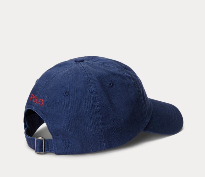 Polo Ralph Lauren Men’s One Size Cotton Chino Adjustable Ball Cap Navy Blue