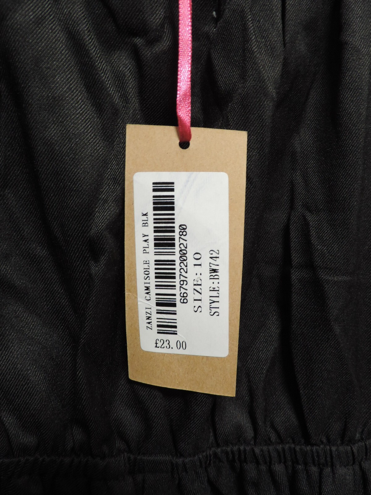 Hearts & Bows Zanzi Camisole Playsuit Black UK 10 RRP £23 LN121 MM 09