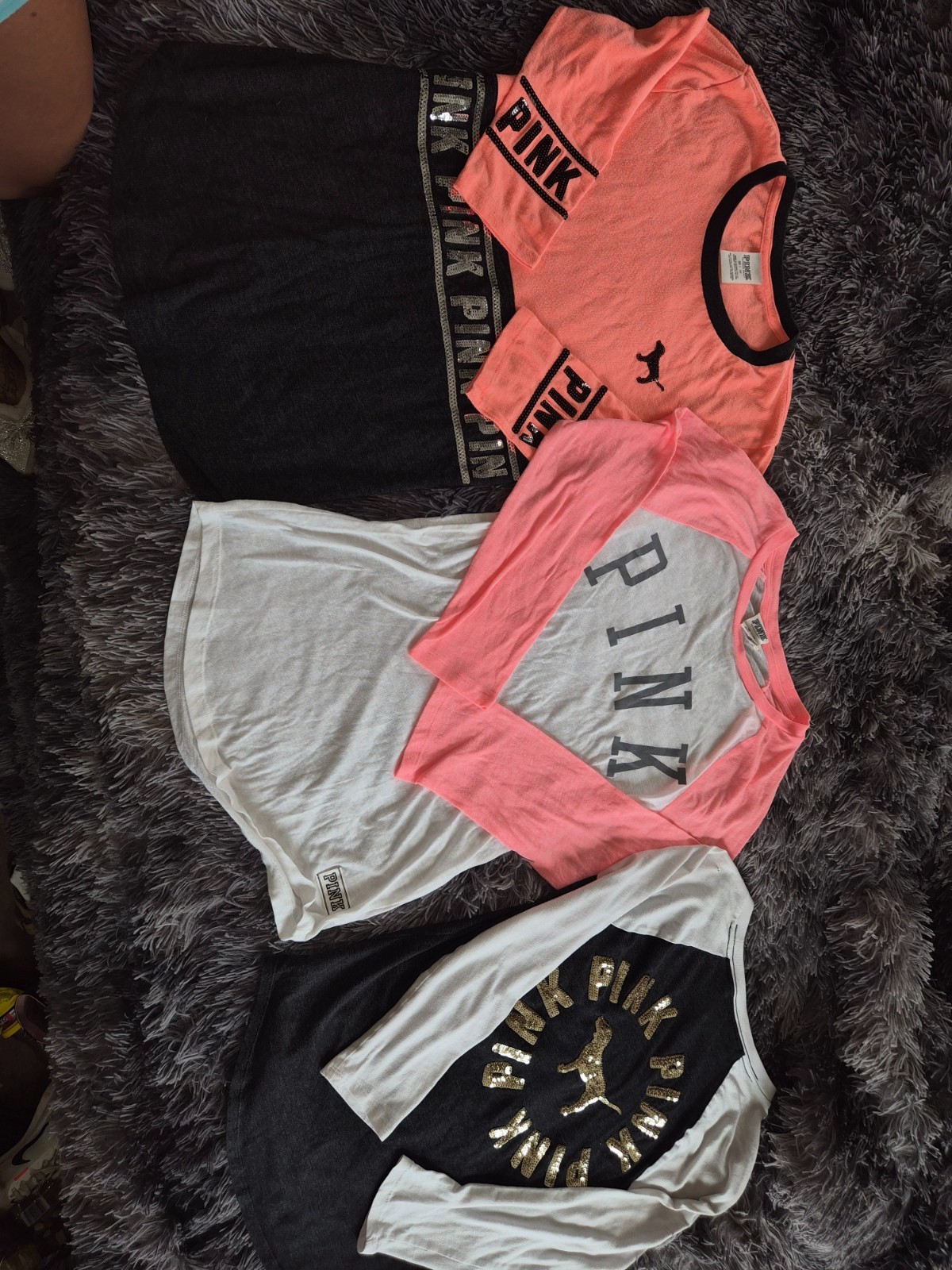 vs pink bling tops bundle y2k
