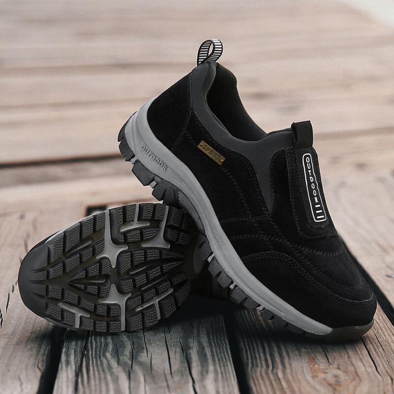 Outdoor Sports Shoes, Men Slip On Loafer Casual Walking Sneakers