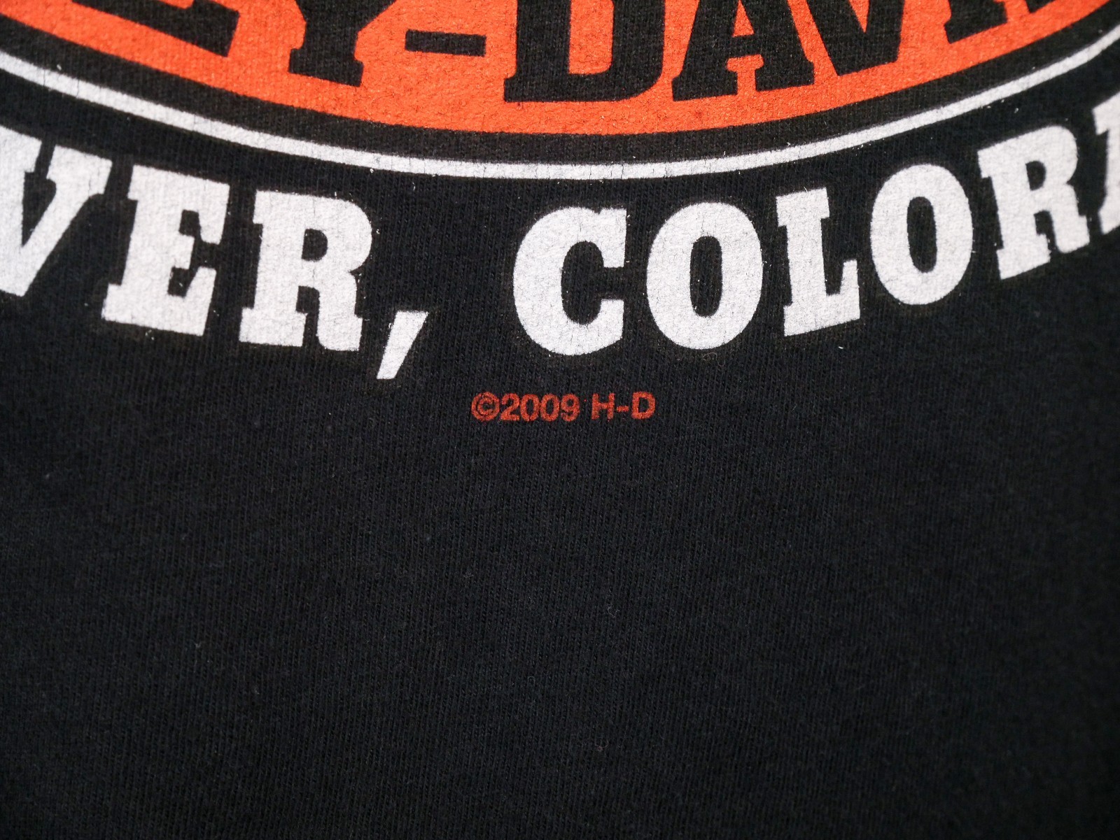 Harley Davidson Mens Mile High Denver Colorado Dealer Graphic T Shirt