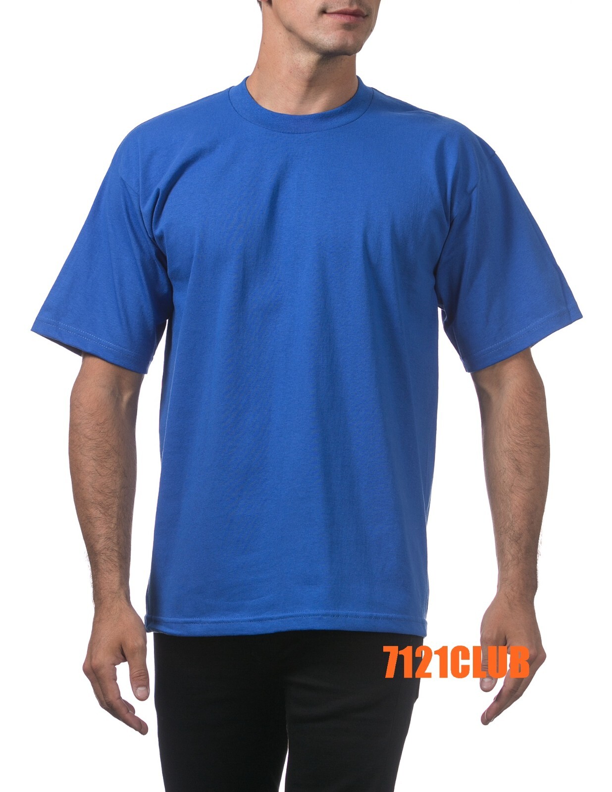 6 PACK PRO CLUB MEN’S T SHIRTS PROCLUB HEAVYWEIGHT SHORT SLEEVE BIG & TALL S-7XL